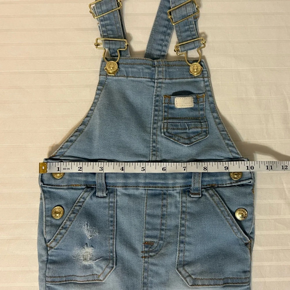 7 for All Mankind Denim Overalls. Baby Toddler Overalls Size 24 months - Picture 7 of 10